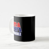 Handball 2021 USA-Team Kaffeetasse (Vorderseite Links)
