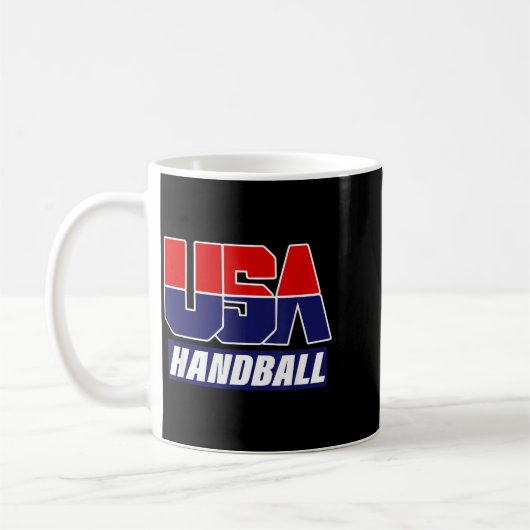 Handball 2021 USA-Team Kaffeetasse (Links)