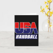 Handball 2021 USA-Team Karte (Gelbe Blume)