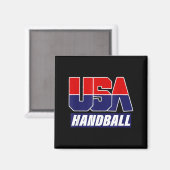 Handball 2021 USA-Team Magnet (Vorderseite/Rückseite)