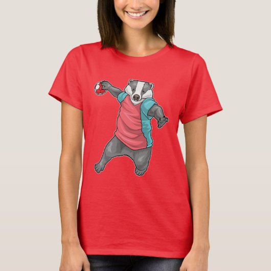 Handball-Badger T-Shirt (Vorderseite)