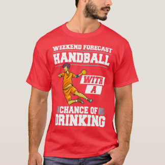 Handball-Ball Spielerordnung Gerichtsstand 7 T-Shirt