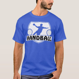 Handball Ball Sports Handball Spieler Jump Shot T-Shirt