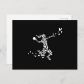 Handball Butterfells Handball Player Postkarte (Vorne/Hinten)