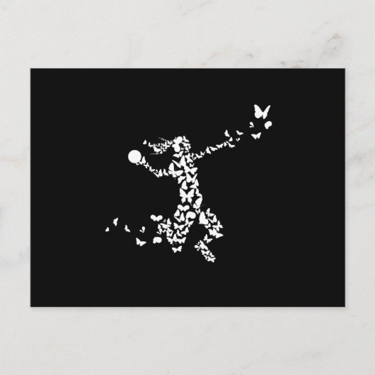 Handball Butterfells Handball Player Postkarte (Vorderseite)