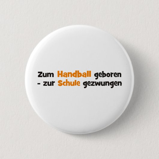 Handball Button (Vorderseite)