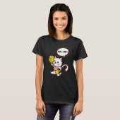 Handball Cat Here I Come Handball Player Goalkeepe T-Shirt (Vorne ganz)