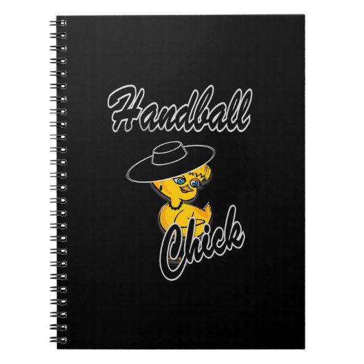 Handball Chick #4 Notizblock (Vorderseite)