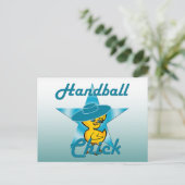 Handball Chick #7 Postkarte (Stehend Vorderseite)