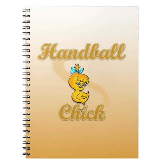 Handball Chick Notizblock (Vorderseite)