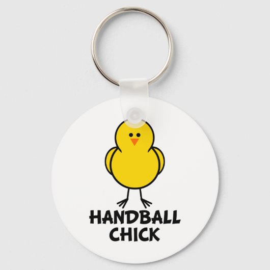 Handball Chick Schlüsselanhänger (Vorderseite)
