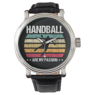 Handball Circle Runner Are my Passion Retro Gift Armbanduhr