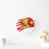 handball comet runde wanduhr (Zuhause)