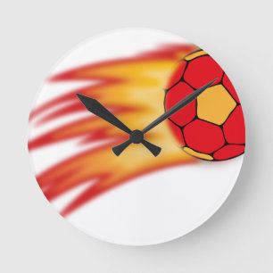 handball comet runde wanduhr