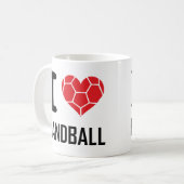 Handball der Liebe I Kaffeetasse (Vorderseite Links)
