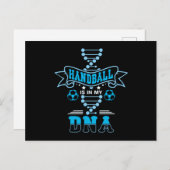 Handball-DNA Postkarte (Vorne/Hinten)