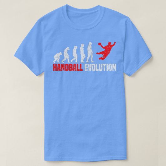 Handball Evolution Handball Handball Handball Play T-Shirt (Design vorne)
