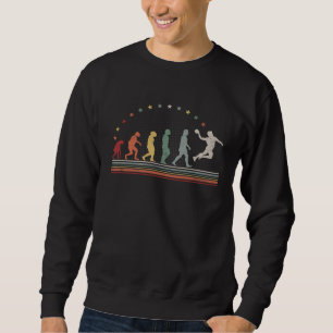 Handball Evolution Retro Ball Sport Hobby Handball Sweatshirt