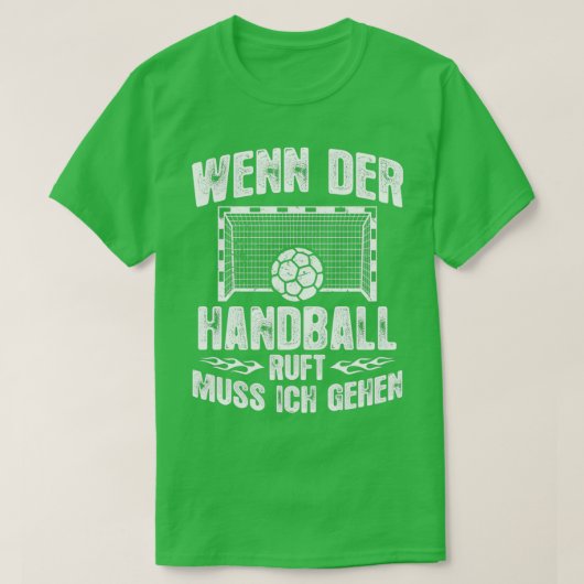 Handball Fan der Handball Call Geschenk Handballer T-Shirt (Design vorne)