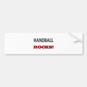 Handball-Felsen Autoaufkleber
