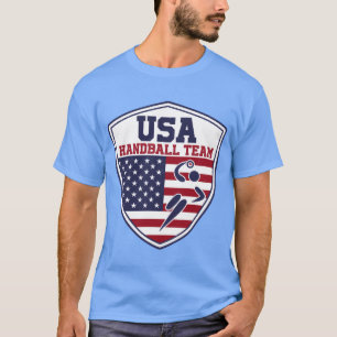 Handball für Sportfans USA Handballeam T-Shirt