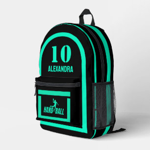 Handball Geburtstagsgeschenk, Handball Player Girl Bedruckter Rucksack