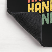 Handball-Geschenk Vintager Stil Mousepad (Ecke)