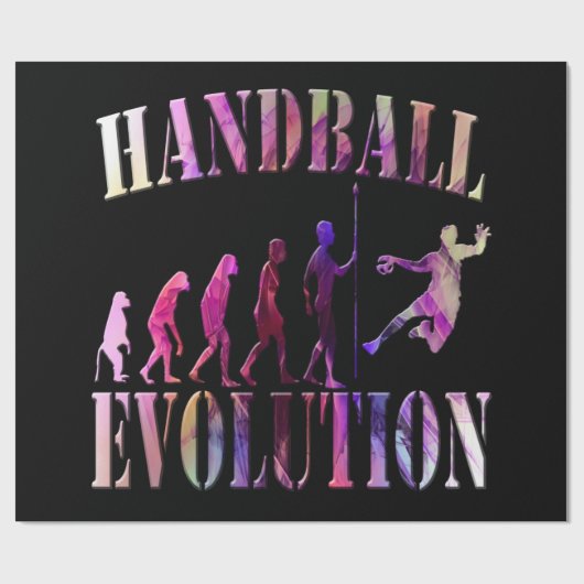 Handball Geschenkpapier (Flach)