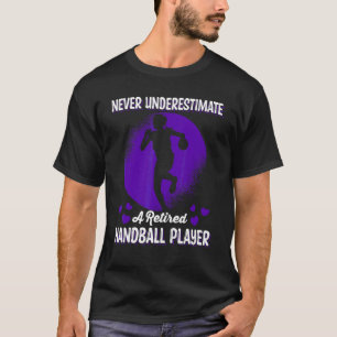 Handball-Grafik für Mädchen Frauen Handballspieler T-Shirt