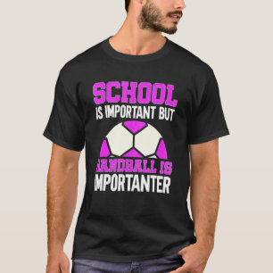 Handball-Grafik für Mädchen Frauen Kinder Handball T-Shirt