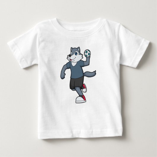 Handball-Handball Baby T-shirt (Vorderseite)