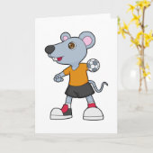 Handball-Handball-Handball Karte (Gelbe Blume)