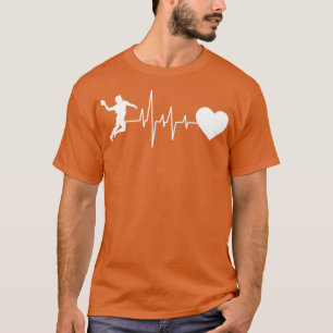 Handball Handball Handball Player Heartbeat 1 T-Shirt