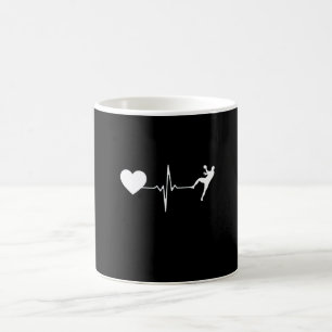 Handball Handball Handball Player Heartbeat Kaffeetasse