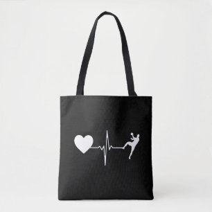 Handball Handball Handball Player Heartbeat Tasche