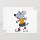 Handball-Handball-Handball Postkarte (Vorne/Hinten)