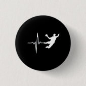 Handball - Handball Player Heartbeat Button (Vorderseite)