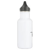 Handball - Handball Player Heartbeat Edelstahlflasche (Links)