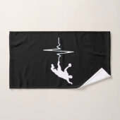 Handball - Handball Player Heartbeat Handtuch (Handtuch)