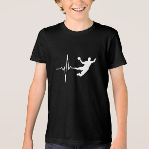 Handball - Handball Player Heartbeat Tri-Blend Shirt
