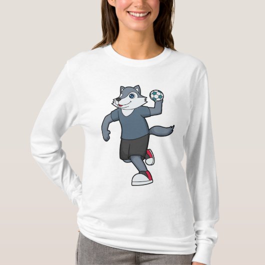 Handball-Handball T-Shirt (Vorderseite)