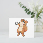 Handball-Handballspieler Postkarte (Stehend Vorderseite)