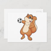 Handball-Handballspieler Postkarte (Vorne/Hinten)