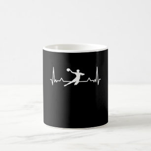 Handball-Heartbeat-Geschenk Kaffeetasse
