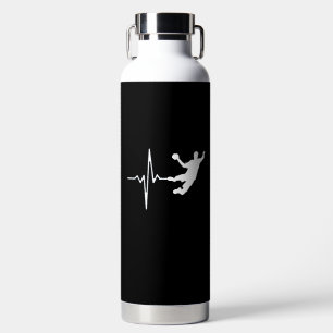 Handball - Herzschlag eines Handballspielers Trinkflasche