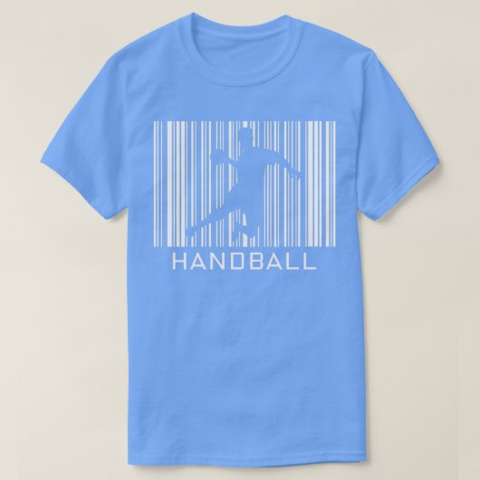 Handball Hobby mit Barcode 4 T-Shirt (Design vorne)