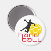 Handball I 3c Magnet (Vorderseite/Rückseite)