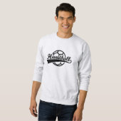 Handball in deinem Herzen, Stil auf deinem Sweatsh Sweatshirt (Vorne ganz)