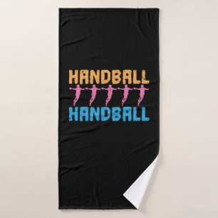 Handball ist mein Hobby Badehandtuch