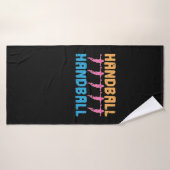 Handball ist mein Hobby Badehandtuch (Badehandtuch)